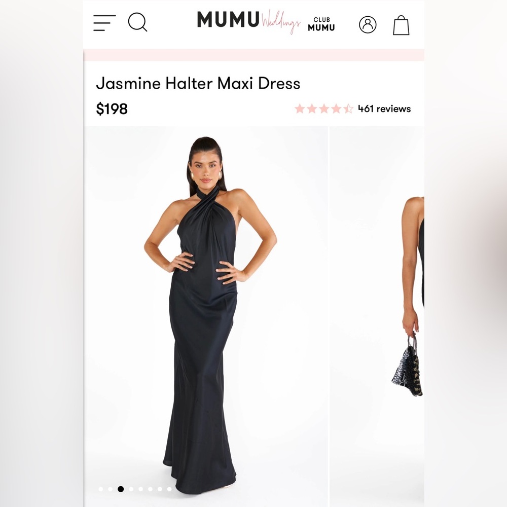 Black Halter Maxi Dress